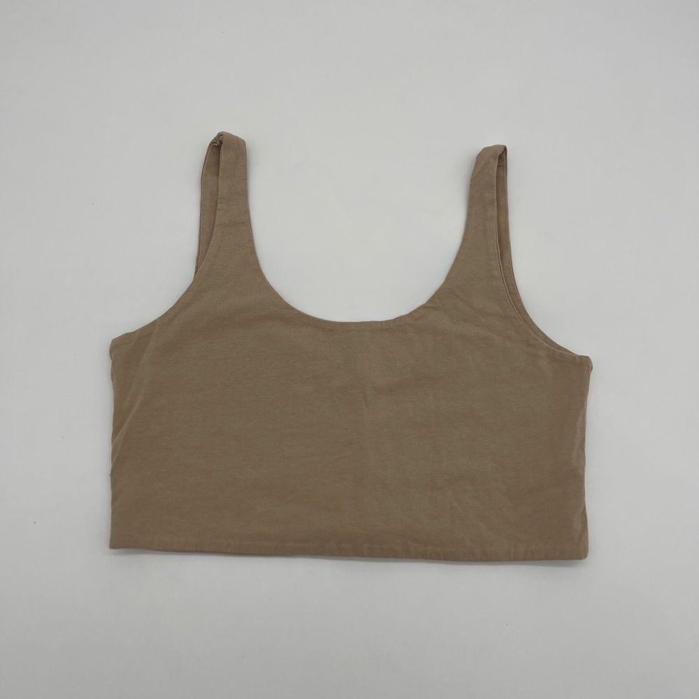 Cotton:On tan cropped tank